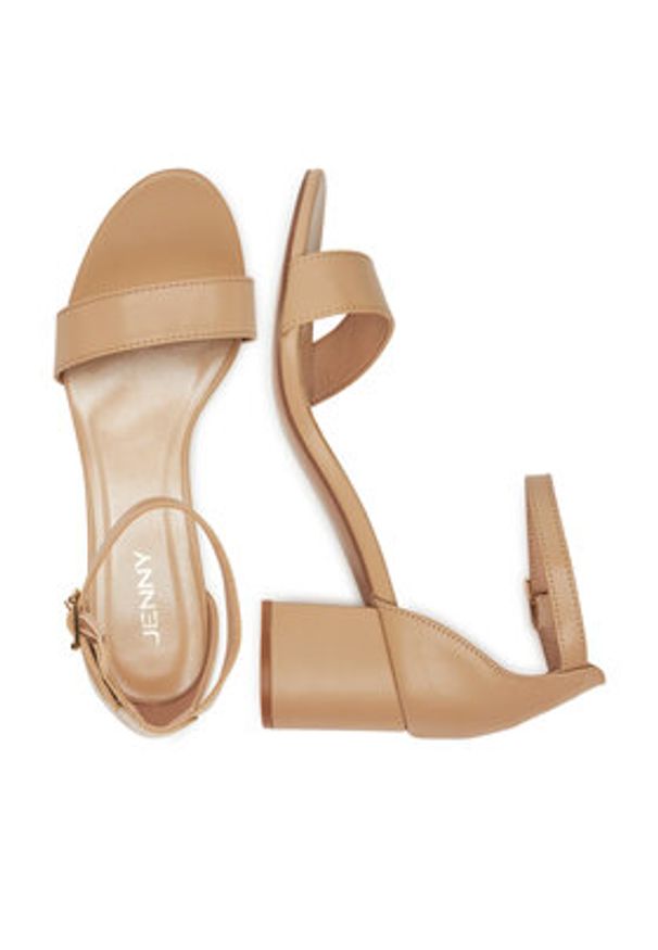 Jenny - JENNY Sandały WS0730-06 Beżowy. Kolor: beżowy. Materiał: syntetyk, materiał