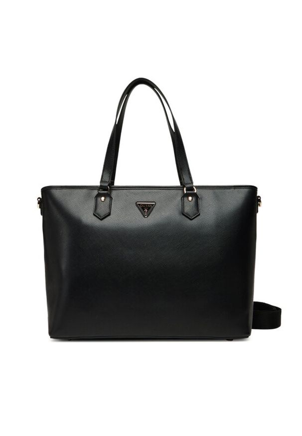 Guess Torebka Norom Travel TWSN90 91024 Czarny. Kolor: czarny. Materiał: skóra