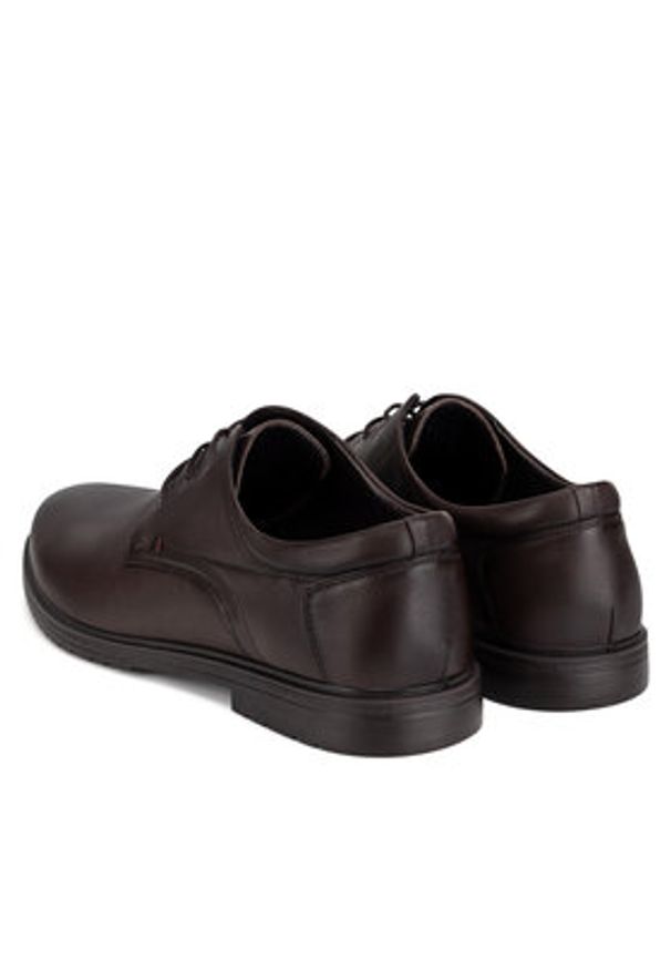 Sergio Bardi Półbuty MF1660-1Z Brązowy. Kolor: brązowy. Materiał: skóra