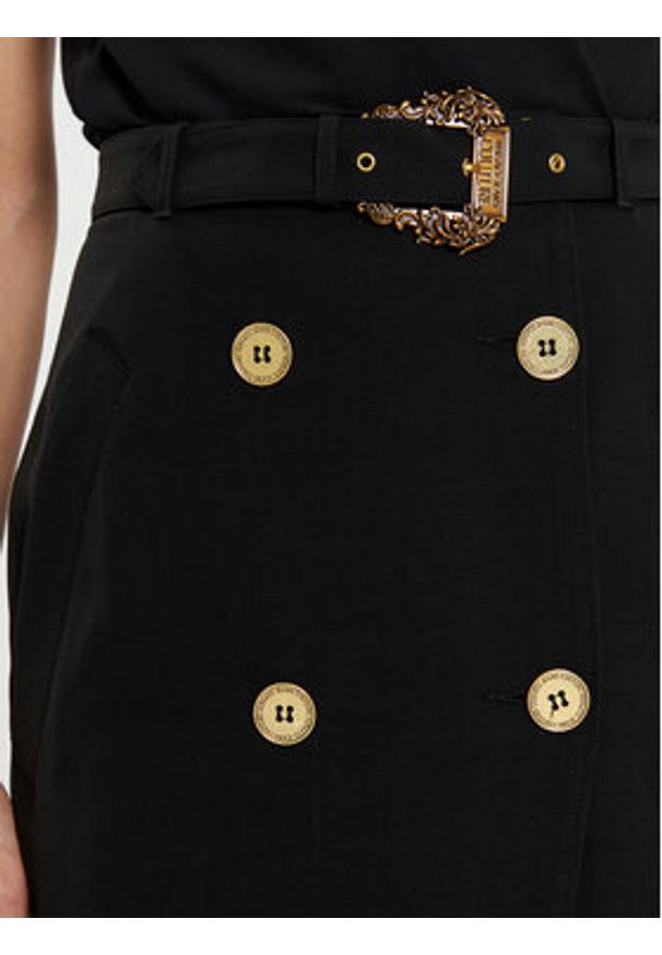 Versace Jeans Couture Spódnica maxi 78HAE802 N0432 Czarny Regular Fit. Kolor: czarny. Materiał: wiskoza