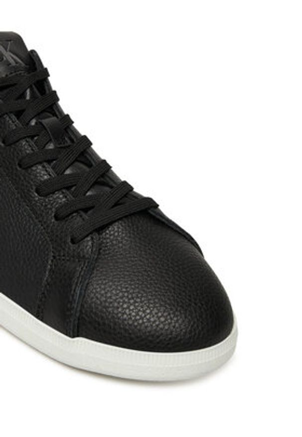 Calvin Klein Jeans Sneakersy Low Profile Cupsole Tmb Lth YM0YM01331 Czarny. Kolor: czarny. Materiał: skóra