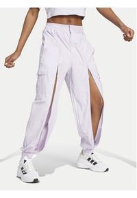 Adidas - adidas Spodnie dresowe Dance All-Gender Versatile IS0907 Fioletowy Loose Fit. Kolor: fioletowy. Materiał: syntetyk #5