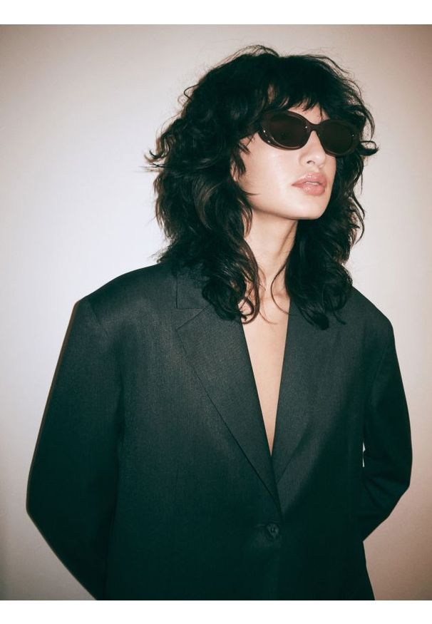 Reserved - Okulary przeciwsłoneczne - jasnofioletowy. Kolor: fioletowy