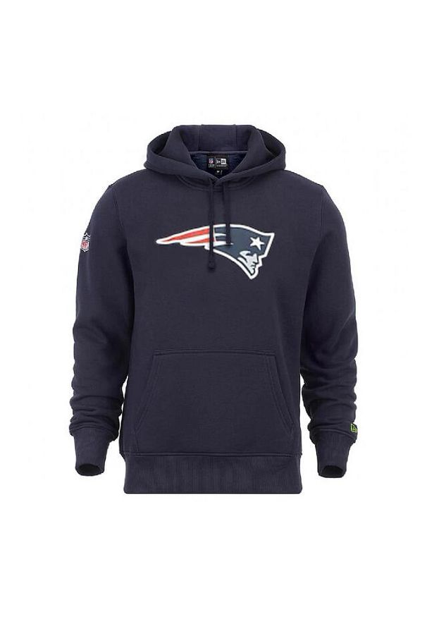 New Era - Bluza z kapturem New England Patriots NFL. Typ kołnierza: kaptur. Kolor: niebieski, wielokolorowy, biały