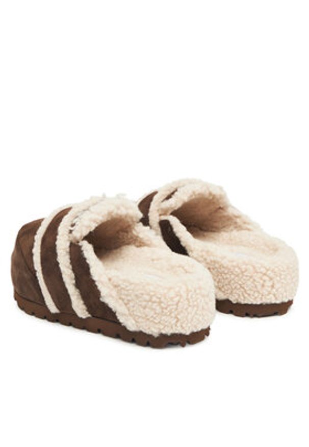Inuikii Klapki Chunky Loafer 1011.005.0031 Brązowy. Kolor: brązowy. Materiał: zamsz, skóra