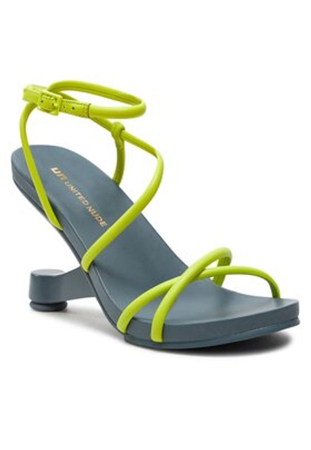 United Nude Sandały Eamz Lee 1082680716 Zielony. Kolor: zielony. Materiał: skóra