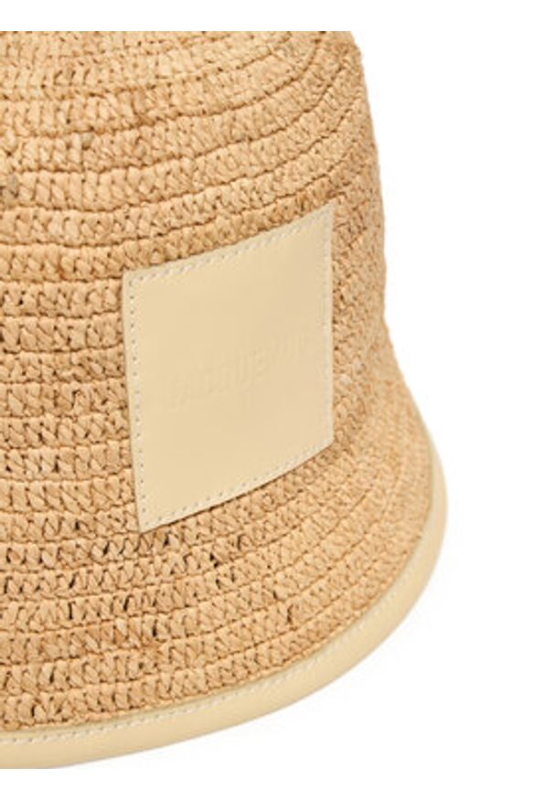 JACQUEMUS Kapelusz 24E245AC642-3060 Beżowy. Kolor: beżowy. Materiał: syntetyk