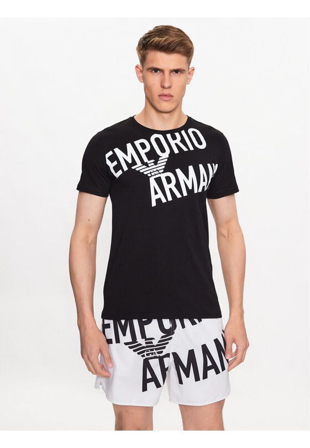 Emporio Armani Underwear T-Shirt 211818 3R476 21921 Czarny Regular Fit. Kolor: czarny. Materiał: bawełna