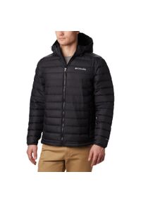 columbia - Kurtka Turystyczna Puchowa Męska Columbia Powder Lite Hooded Jacket. Kolor: czarny. Materiał: puch. Sport: turystyka piesza