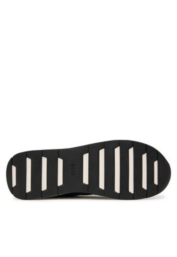 BOSS Sneakersy Titanium 50563962 Granatowy. Kolor: niebieski. Materiał: skóra