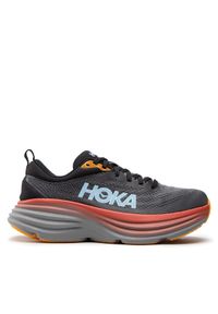 HOKA - Hoka Buty do biegania M Bondi 8 1123202 Szary. Kolor: szary. Materiał: materiał #1