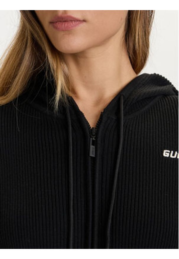 Guess Kardigan V5BR05 Z3JD2 Czarny Regular Fit. Kolor: czarny. Materiał: syntetyk
