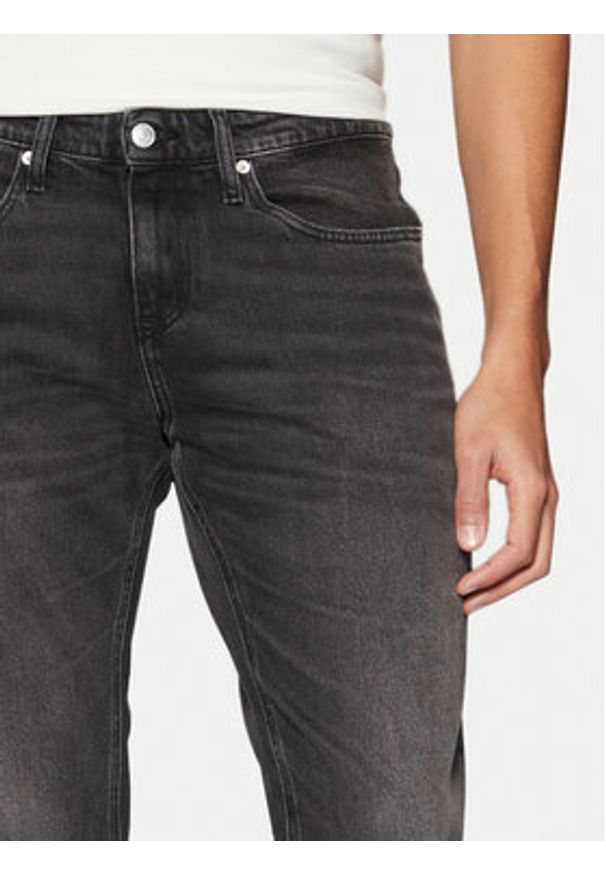 Tommy Jeans Jeansy Scanton DM0DM20557 Czarny Slim Fit. Kolor: czarny