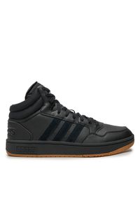 Adidas - adidas Sneakersy Hoops 3.0 Mid Classic Vintage Shoes GY4745 Czarny. Kolor: czarny. Materiał: materiał