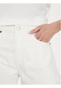 Sisley Szorty jeansowe 4QVSL9014 Biały Regular Fit. Kolor: biały. Materiał: bawełna