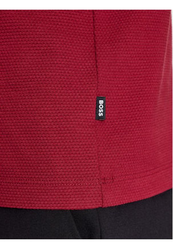 BOSS T-Shirt Tiburt 240 50452680 Czerwony Regular Fit. Kolor: czerwony. Materiał: bawełna