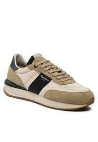 Pepe Jeans Sneakersy Buster Tape PMS60006 Beżowy. Kolor: beżowy #4