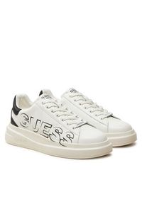 Guess Sneakersy FMPELB SUE12 Biały. Kolor: biały. Materiał: skóra