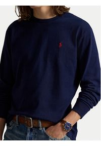 Polo Ralph Lauren Longsleeve 710970697003 Granatowy Classic Fit. Typ kołnierza: polo. Kolor: niebieski. Materiał: bawełna. Długość rękawa: długi rękaw #2