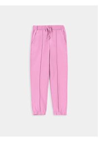 COCCODRILLO - Coccodrillo Spodnie dresowe WC4120103CEK Różowy Regular Fit. Kolor: różowy. Materiał: bawełna