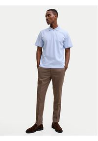 Jack & Jones Polo Rblaethan 12292992 Błękitny Regular Fit. Typ kołnierza: polo. Kolor: niebieski. Materiał: bawełna #3