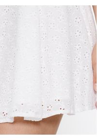 Glamorous Spódnica trapezowa AN4457 Biały Regular Fit. Kolor: biały. Materiał: bawełna #6
