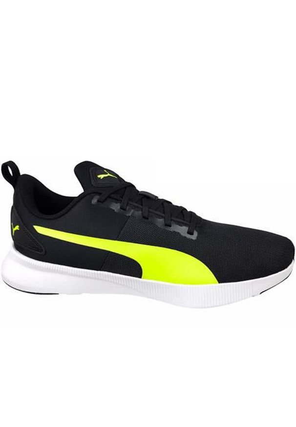 Buty treningowe męskie Puma Flyer Runner Mesh. Zapięcie: sznurówki. Kolor: czarny. Materiał: guma, materiał, tkanina, syntetyk. Szerokość cholewki: normalna