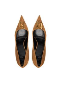 Elisabetta Franchi Szpilki SA59L61E2 Brązowy. Kolor: brązowy. Materiał: zamsz, skóra. Obcas: na szpilce #5