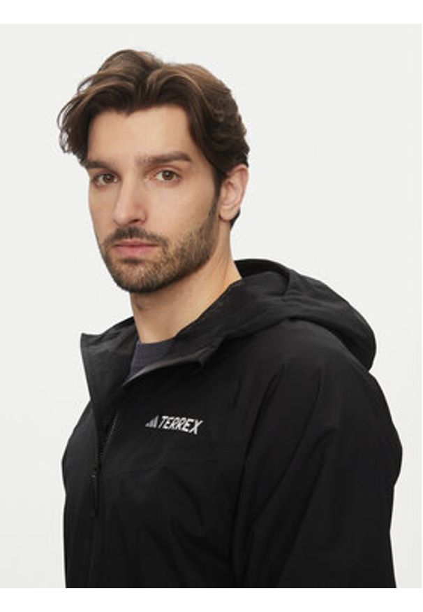 Adidas - adidas Kurtka outdoor Terrex Multi 2L RAIN.RDY JN8804 Czarny Regular Fit. Kolor: czarny. Materiał: syntetyk. Sport: outdoor