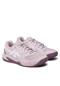 Asics Buty do tenisa Gel-Dedicate 8 Clay 1042A255 Różowy. Kolor: różowy. Materiał: skóra. Sport: tenis