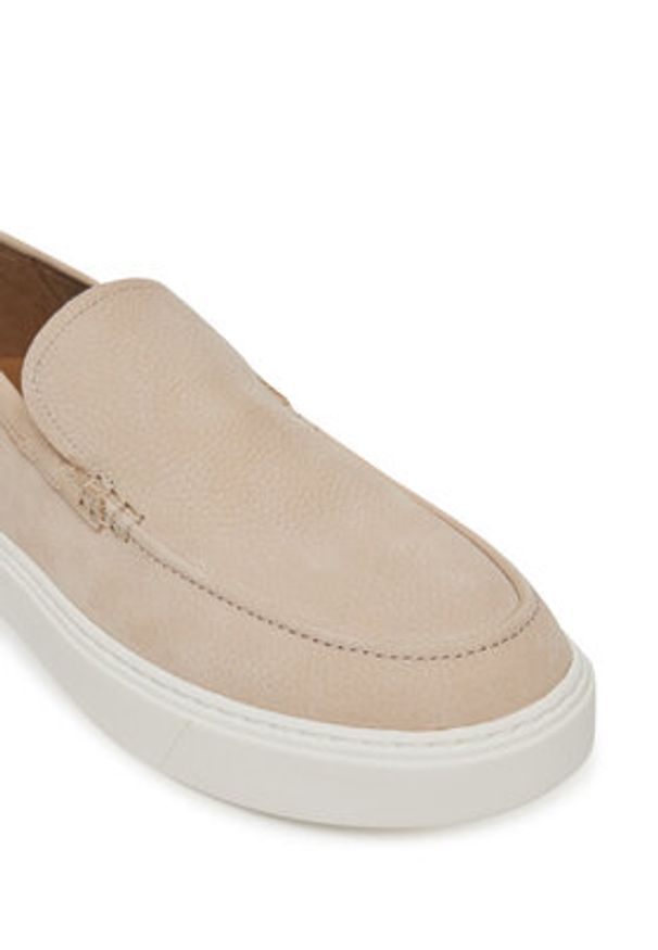 Calvin Klein Mokasyny Hybrid Moccasin Nu HM0HM01902 Beżowy. Kolor: beżowy. Materiał: skóra