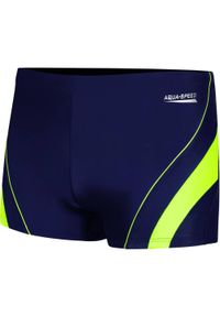 Spodenki pływackie męskie Aqua Speed Dennis. Kolor: żółty, wielokolorowy, niebieski
