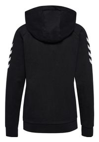 Bluza z kapturem do piłki ręcznej damska Hummel Go Cotton Zip Hoodie Woman. Typ kołnierza: kaptur. Kolor: biały, wielokolorowy, czarny