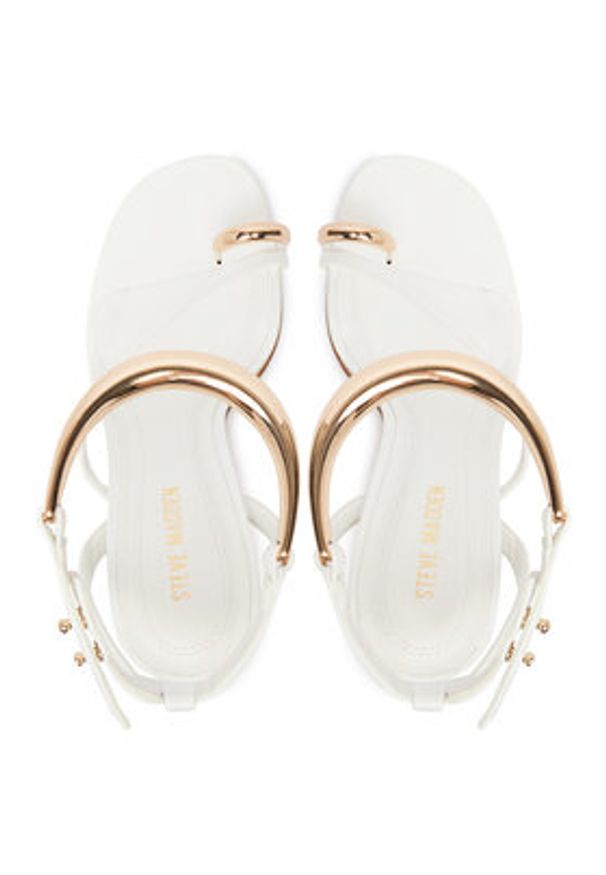 Steve Madden Klapki Missile-S 11003880 Biały. Kolor: biały. Materiał: skóra