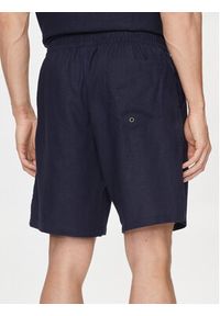 Emporio Armani Underwear Szorty materiałowe 211864 4R467 06935 Granatowy Regular Fit. Kolor: niebieski. Materiał: len #3