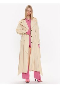Remain Płaszcz przejściowy Wovon 5006342140 Beżowy Oversize. Kolor: beżowy. Materiał: syntetyk