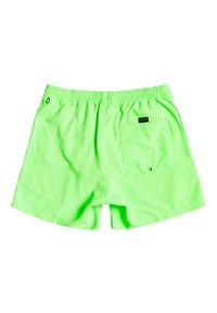 Szorty kąpielowe dziecięce Quiksilver Everyday 13". Kolor: zielony. Materiał: poliester, materiał