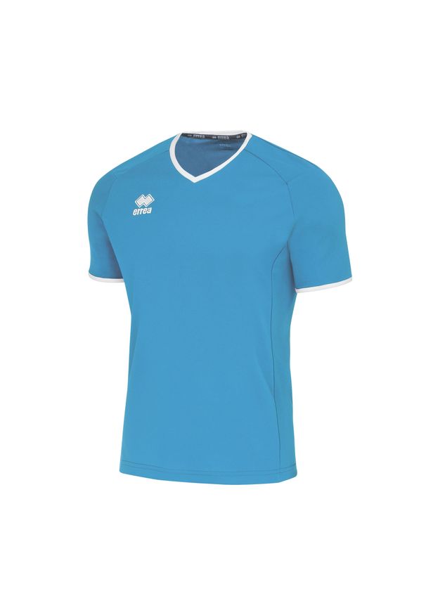 ERREA - Koszulka Errea Lennox. Kolor: wielokolorowy, niebieski, biały. Długość rękawa: krótki rękaw. Długość: krótkie. Sport: piłka nożna