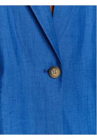 KAOS Kamizelka RP1MR063 Niebieski Regular Fit. Kolor: niebieski. Materiał: len #4