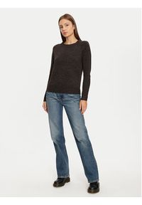 Vero Moda Sweter Doffy 10201022 Brązowy Regular Fit. Kolor: brązowy. Materiał: syntetyk