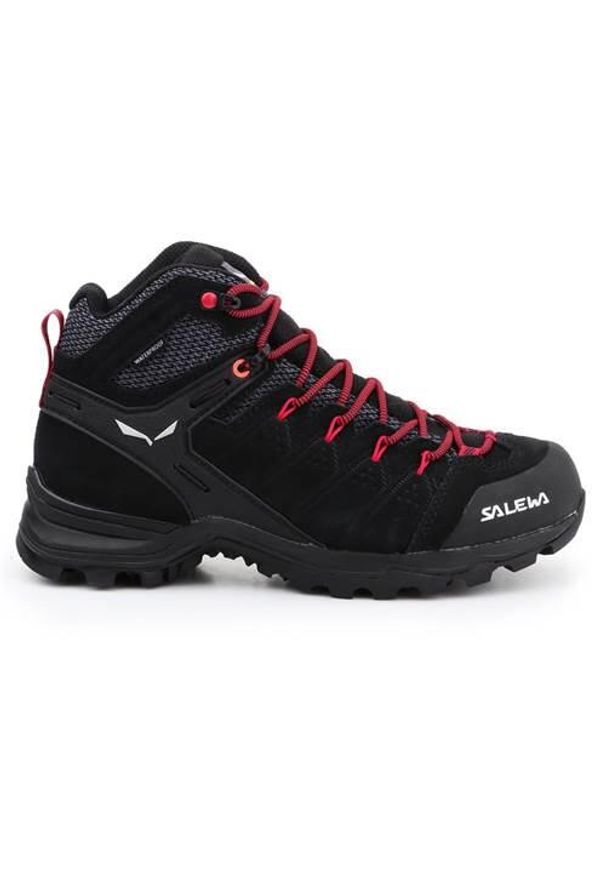 Buty trekkingowe damskie Salewa WS Alp Mate Mid WP. Wysokość cholewki: za kostkę. Zapięcie: sznurówki. Kolor: czerwony, wielokolorowy, czarny. Materiał: materiał, syntetyk. Szerokość cholewki: normalna