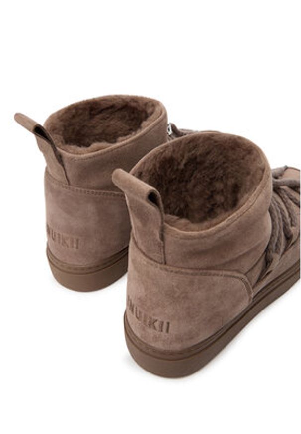 Inuikii Śniegowce Classic Low 75202 004 Brązowy. Kolor: brązowy. Materiał: skóra