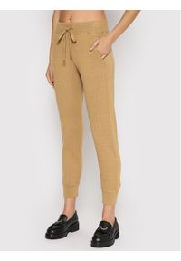 Lauren Ralph Lauren Spodnie dresowe Akl 200841612001 Brązowy Regular Fit. Kolor: brązowy. Materiał: bawełna, dresówka #1