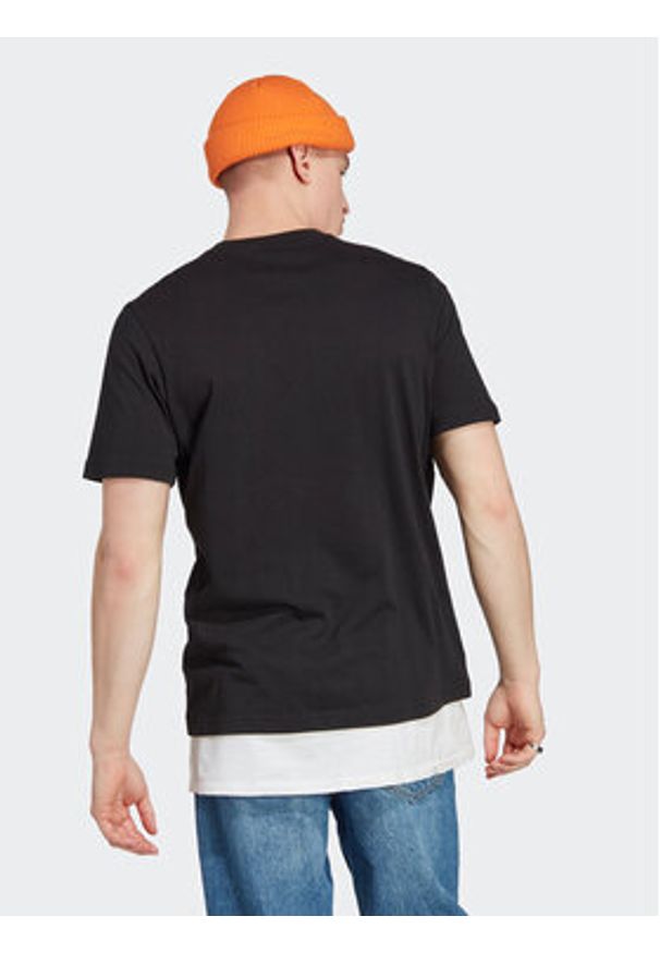 Adidas - adidas T-Shirt Essentials+ Made With Hemp T-Shirt HR8623 Czarny Regular Fit. Kolor: czarny. Materiał: bawełna