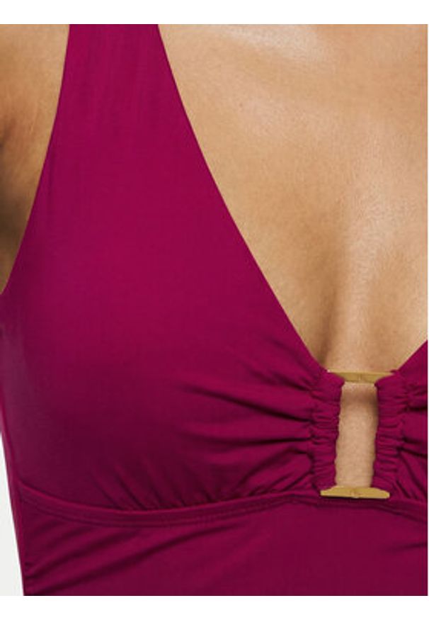 Lauren Ralph Lauren - LAUREN RALPH LAUREN Strój kąpielowy 20601016 Fioletowy. Kolor: fioletowy. Materiał: syntetyk