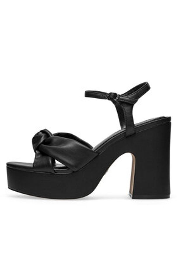 Nine West Sandały WFA2634-1 Czarny. Kolor: czarny. Materiał: syntetyk