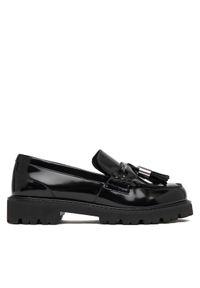 Karl Lagerfeld - KARL LAGERFELD Loafersy Lowell KL42225 Czarny. Kolor: czarny. Materiał: lakier, skóra #1