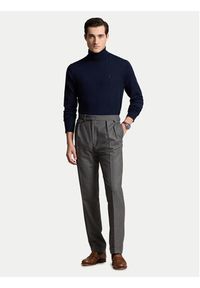 Polo Ralph Lauren Golf 710946145001 Granatowy Regular Fit. Typ kołnierza: polo, golf. Kolor: niebieski. Materiał: wełna