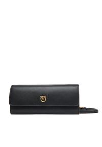 Pinko - PINKO Torebka Love Tiny Brids Wallet C AI 25-26 PCPL 103765 A0F1 Czarny. Kolor: czarny. Materiał: skórzane