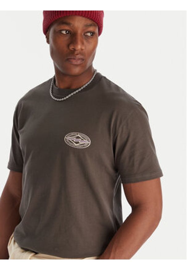 Billabong T-Shirt Diamond Vision SS EBYZT00358 Szary Regular Fit. Kolor: szary. Materiał: bawełna